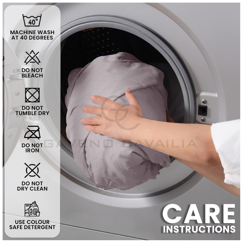 Soft & Cozy Non Iron Percale Sheets, Plain Bedding Bedsheets,