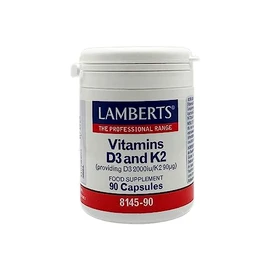 Lamberts Vitamins D3 2000iu and K2 90µg 90 Capsules