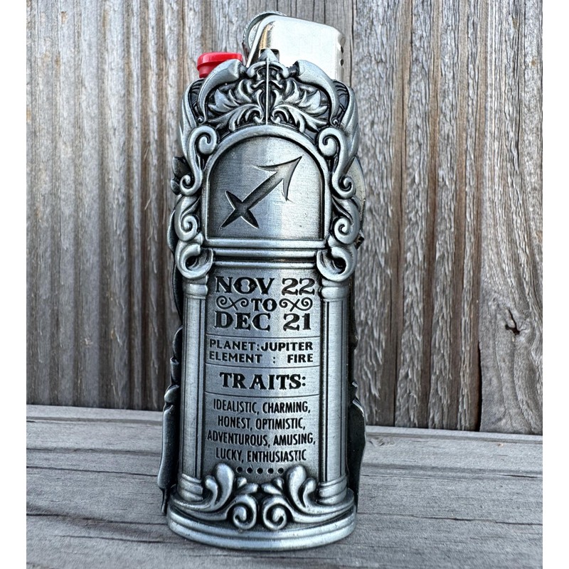 Metal Lighter Case Fits BIC, It Covers Standard Full Size