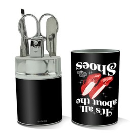 GRAPHICS & MORE The Wizard of Oz All About the Shoes Stainless Steel Manicure Pedicure Grooming Beauty Care Travel Kit