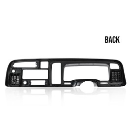 G-PLUS Dashboard Trim Panel Surround Dash Trim OEM Compatible with 1994 1995 1996 1997 Dodge Ram Dash Bezel 55114870-1 Black