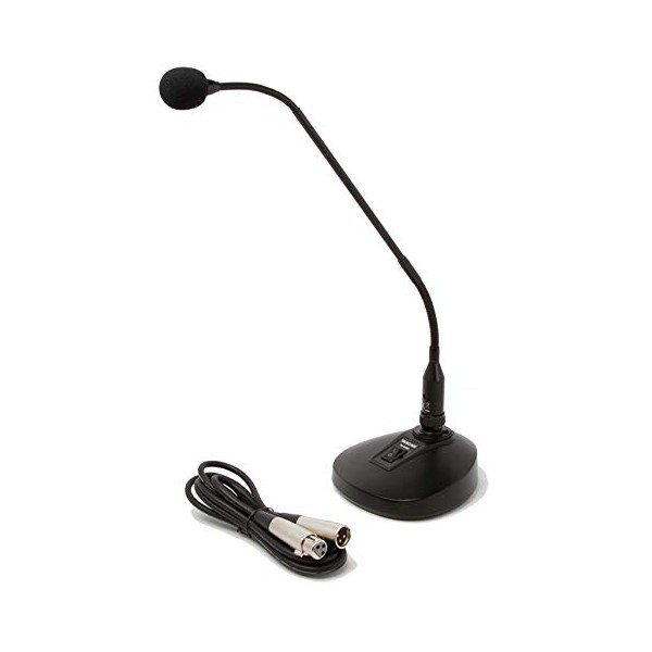 Tascam TM-95GN Desktop Gooseneck Condenser Microphone Black