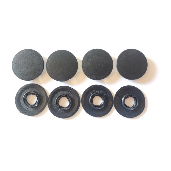 Set of 4 Car Mats Clips for Ford (Ronds) Foot