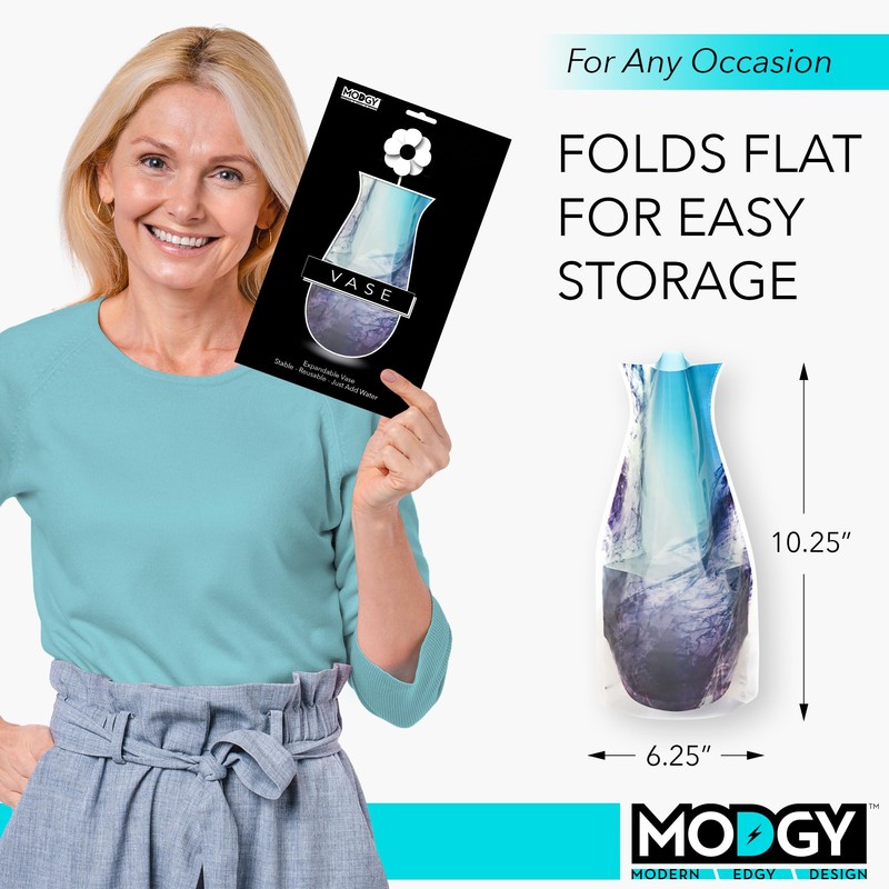MODGY Love Noir Collapsible Vase, 1 EA