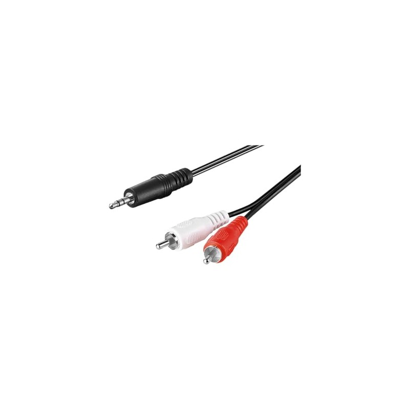 Goobay 51648 1m Audio Cable AUX Adapter - 3.5mm Male