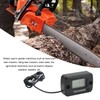 Digital Tach Hour Gauge LCD Display IP68 Waterproof 0‑999999H 0‑30000RPM