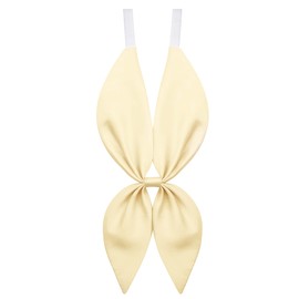 [Love Room] School Ribbon, Ribbon Tie, Uniform Ribbon, Girls, Bowtie, Sailor Uniform Decoration, Bowtie, Adjustable, Plain, Students, Uniform Accessories, Cosplay Props, yellow