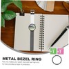 TEHAUX Smartwatch Bezel Ring Protector Metal Bezel Cover for Watch