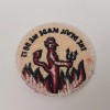 Unbranded Vtg The Devil Made Me Do It Flames Embroidered