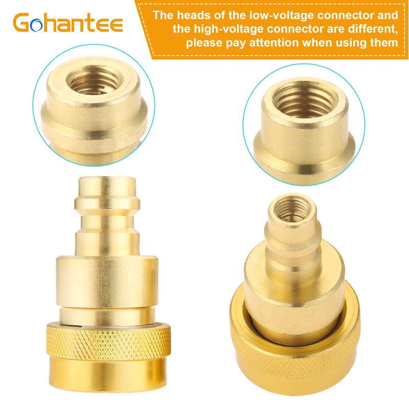 gohantee R134a to R1234yf Adapter, R1234yf Conversion Kit, Air Conditioner