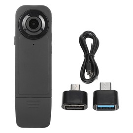 Mini Body Camera Auto Save HD 1920x1080P 6 Hours Battery Life Support 256GB Back Clip Camera for Recording Law Enforcement