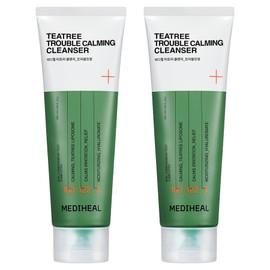 Mediheal Tea Tree Trouble Soothing Cleansing Foam, 120ml, 2 pieces / 메디힐 티트리 트러블진정 클렌징폼, 120ml, 2개