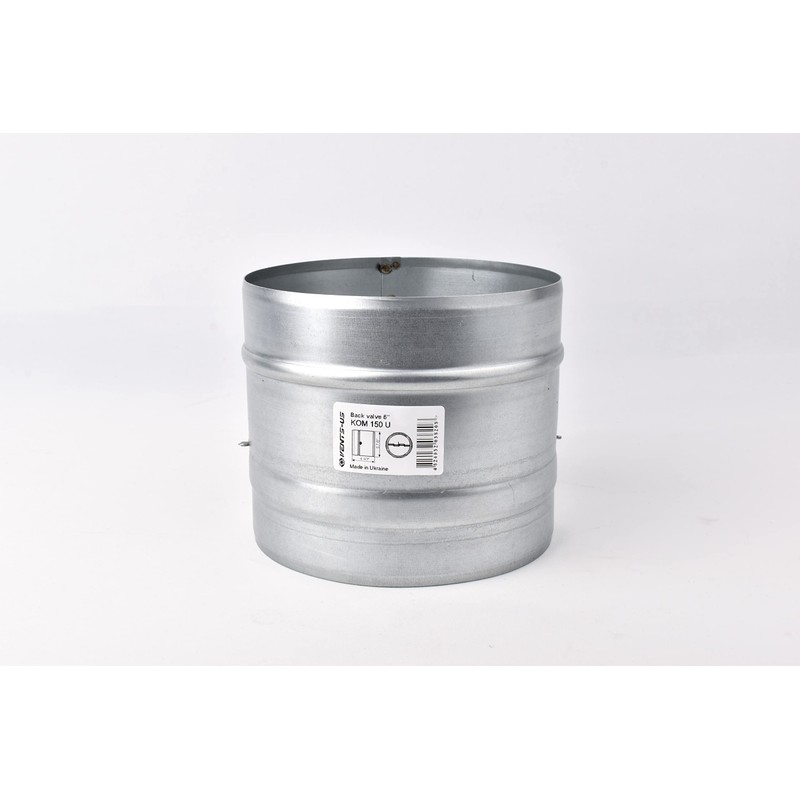 VENTS-US KOM 150 U - 6 Inch Backdraft Damper for