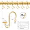 Gracelife Shower Curtain Decorative Hook Modern Square T Bar Shape