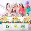 inboxxarty Building Block Party Decorations Building Block Party Tablecloths set