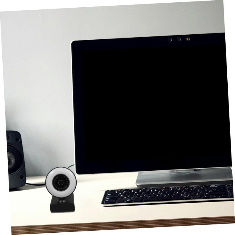 Operitacx Web Camera Ring Light Usb Webcam Brightness for Video