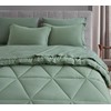 Chezmoi Collection Jasper Sage Green Oversized King Bed in a