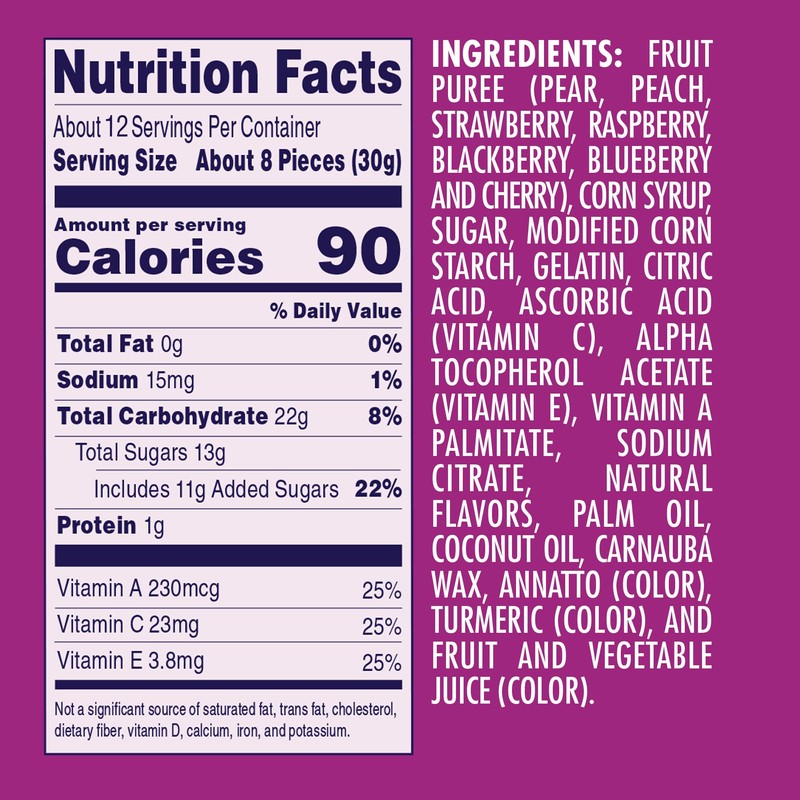 Welch's Juicefuls Juicy Fruit Snacks, Berry Blast, Fruit Gushers, Gluten