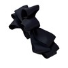 RuiMi Black Ribbon Hair Clip On Back Exquisite High Ponytail