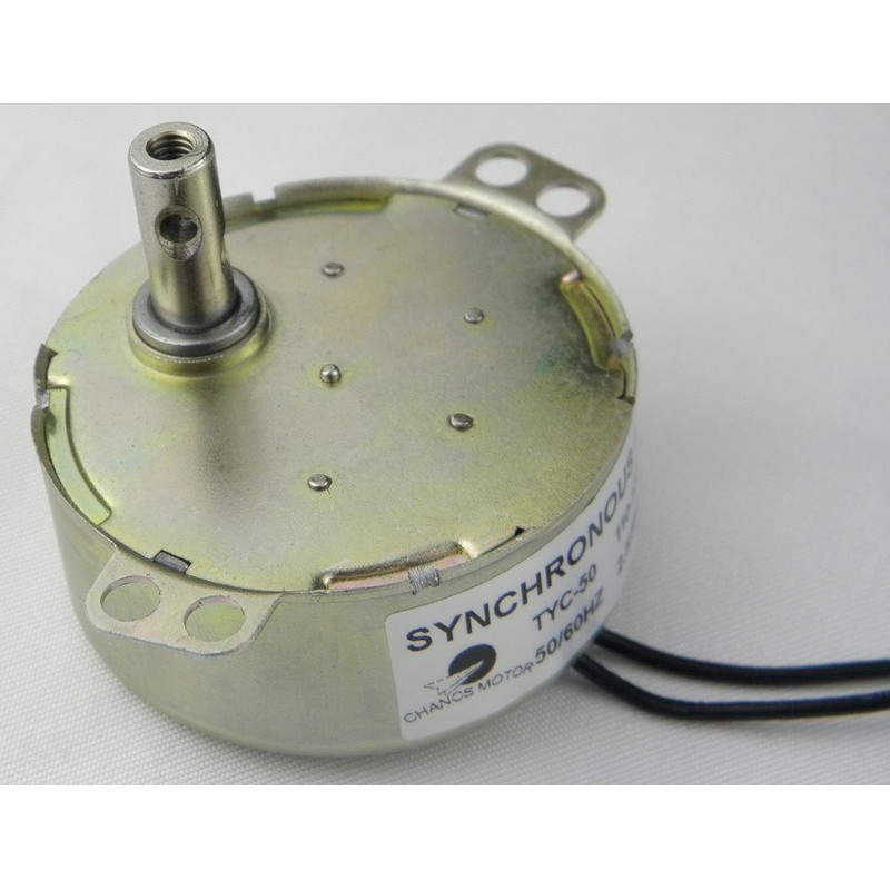 TYC-50 Small Synchronous Motor AC 110V 2.5/3RPM 4W 50/60HZ CW/CCW