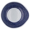 Hasamiyaki 32548 Indigo Aidama Pot with Handles, Indigo Dyed Komasuji