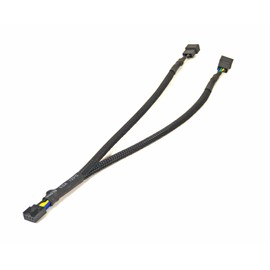 Gelid Solutions CA-PWM-01 Internal 0.35m 4-pin PWM Black Cable (Male/Female, 2 x 4-pin PWM, 4-pin PWM, Right, Black)