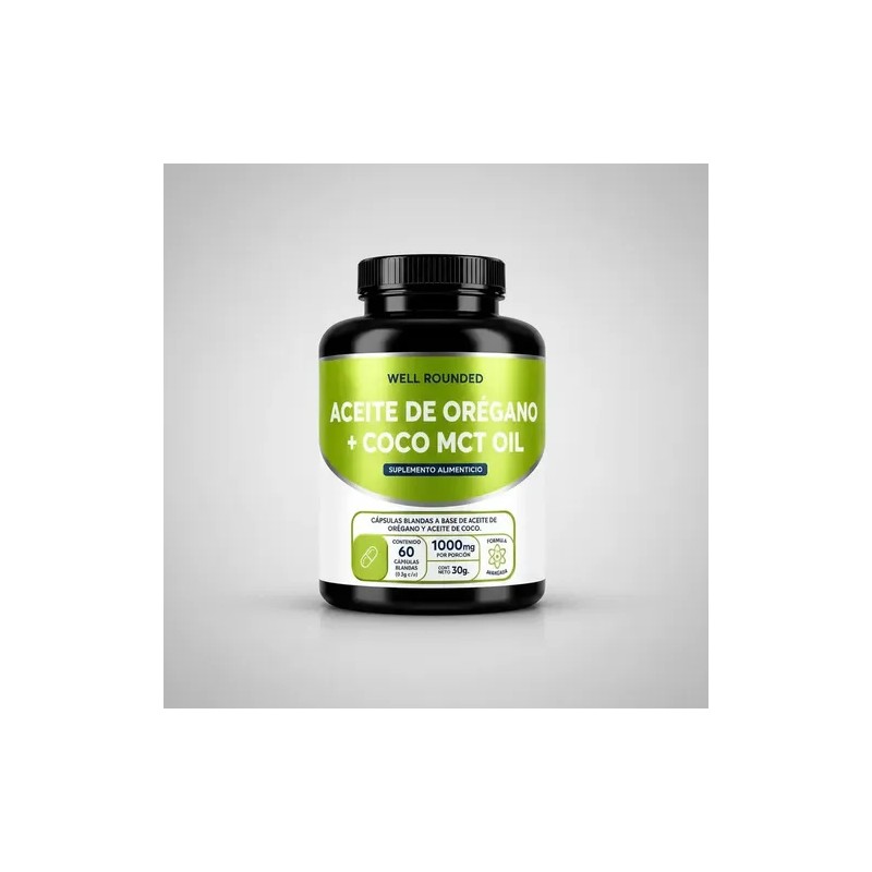 Aceite De Orégano Y Aceite De Coco, Salud Digestiva, Apoyo