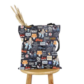 PYOUL 90's TV Classic TV Show Gift W’s World Tote Bag Wayne & Garth Handbag 90s Movie Meme (Ws World Tote)