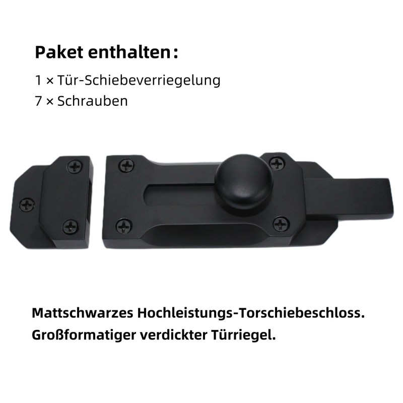 Sliding Barrel Bolt Door Lock Heavy Duty Thickened Enhanced,Bilyglewarwof Door