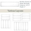 STORi SimpleSort 6-Piece Stackable Clear Drawer Organizer Set | 12"