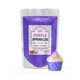 Purple Sprinkles By Unpretentious Baker, 1.5 lb Bright & Colorful