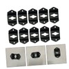 DOITOOL 20pcs Small Speaker Hook Hanger Plates for Audio Speakers