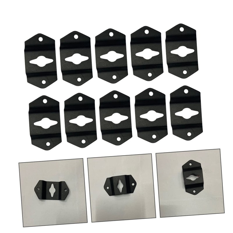 DOITOOL 20pcs Small Speaker Hook Hanger Plates for Audio Speakers