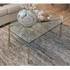 Fab Glass and Mirror Rectangle Tempered Glass Table Top 26"
