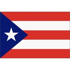 SHOPZEUS Puerto Rico 3' x 5' Foot Flag with 100% Never Rust Grommets