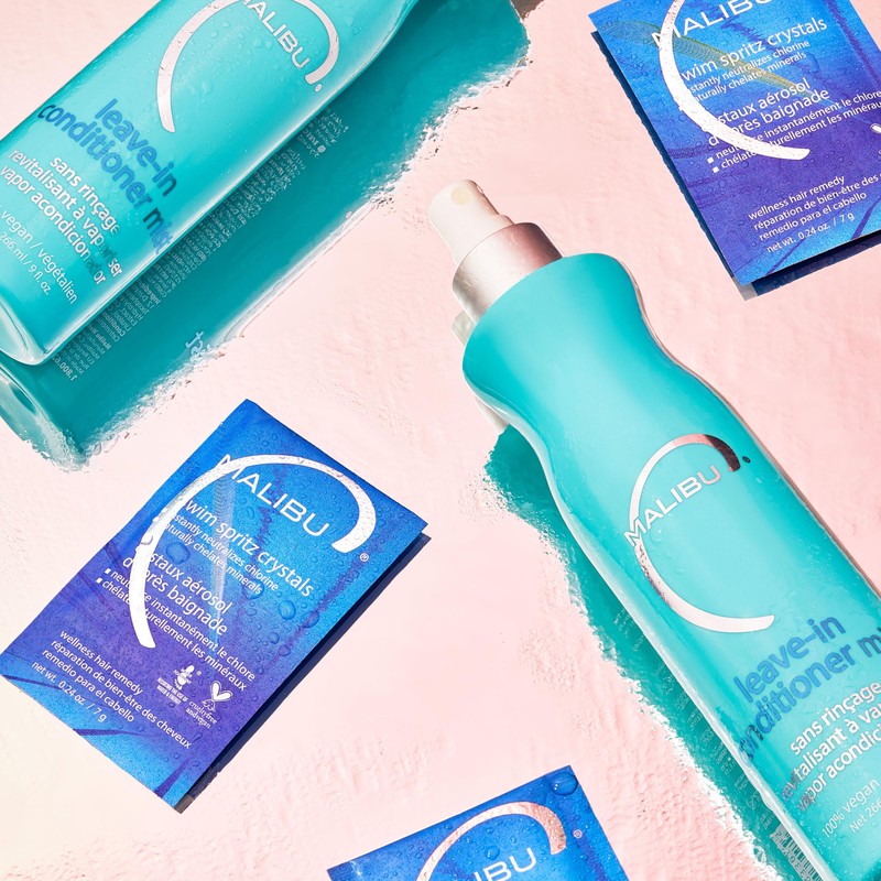 Malibu C Leave In Conditioner & Moisturizing Heat Protectant for