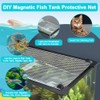 Jaxbo Magnetic Aquarium Cover Lid, DIY Fish Tank lid Anti-Jumping