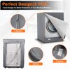 AKEfit 2 Pack Washer Dryer Cover, Washing Machine Cover Waterproof,