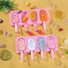 Juego de moldes para paletas de hielo, 2 moldes con
