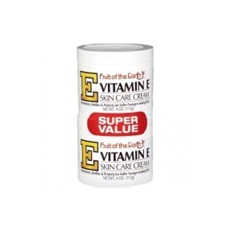 Fruit Of The Earth Bogo Cream Vitamin-E 4 Ounce Jar