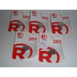 RadioShack RADIO SHACK 2302247 (lot-of-5)   389 1.55V WATCH BATTERIES (5-TOTAL BATTERIES)