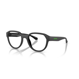 ARNETTE Eyeglasses AN 7258 U 2900 Black Matte Top/Shiny/Demo Lens
