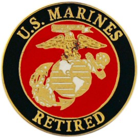 United States Marine Corps Logo Retired Pin Military Collectibles for Men Women