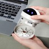 Hallocool Desktop Vacuum Cleaner Mini Desk Vacuum Cleaner Portable Dust