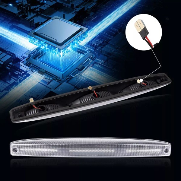 d-lumina 1PC LED Clear Center Tailgate Brake Light For 2003-2006