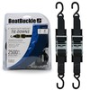 BoatBuckle F14207 Transom Boat Tie Down Straps to Trailer, 2-In