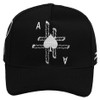 JC Hats Gorra Streetwear XY, Vicera Curva con Logos Bordados