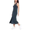ODODOS Modal Soft Front Split Midi Dress for Women, V