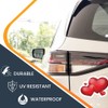 Magnet Me Up Red Hearts Magnet Decal, 6x4 Inches, Heavy
