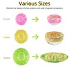 60 Pcs Reusable Food Covers, Clear Elastic Food Storage Covers
